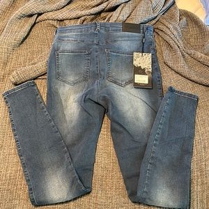 NWT FitJeans contour V2 high waisted azure blue